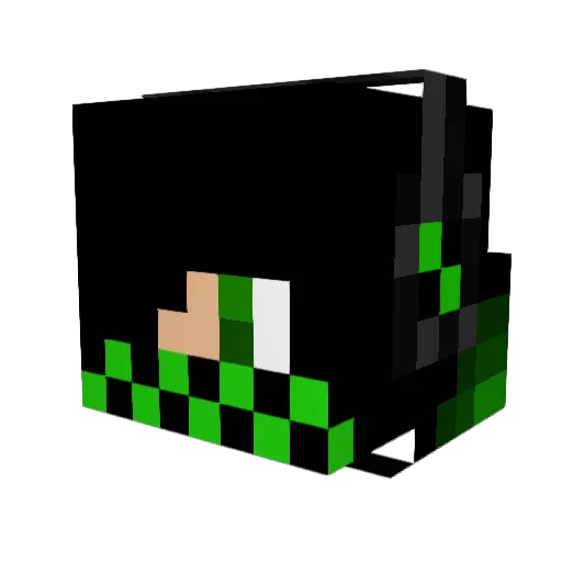 Seb_Vlk Minecraft avatar head, 3D render