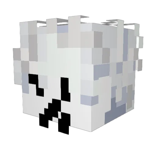SebaCarawi Minecraft avatar head, 3D render