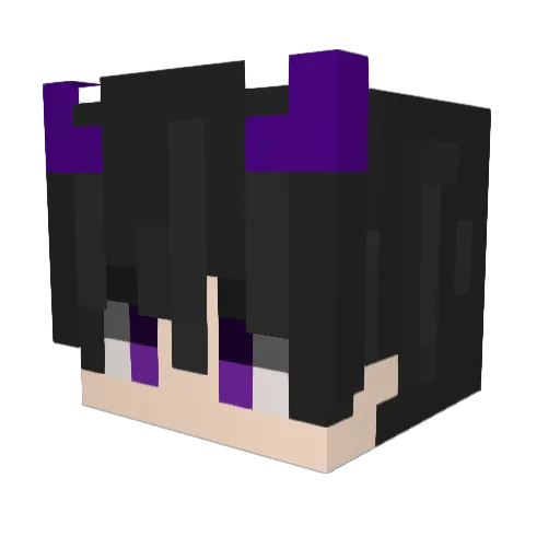 SebaNeto345 Minecraft avatar head, 3D render