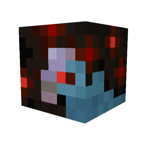 Sebaje12345 Minecraft avatar head, 3D render