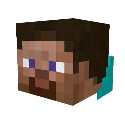 Sebas1952 Minecraft avatar head, 3D render