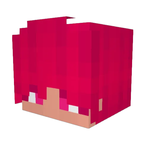 SebasAA Minecraft avatar head, 3D render