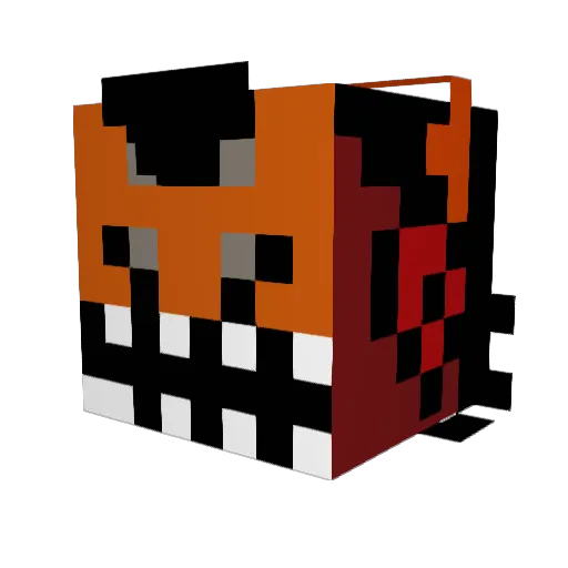 SebasC_XD Minecraft avatar head, 3D render