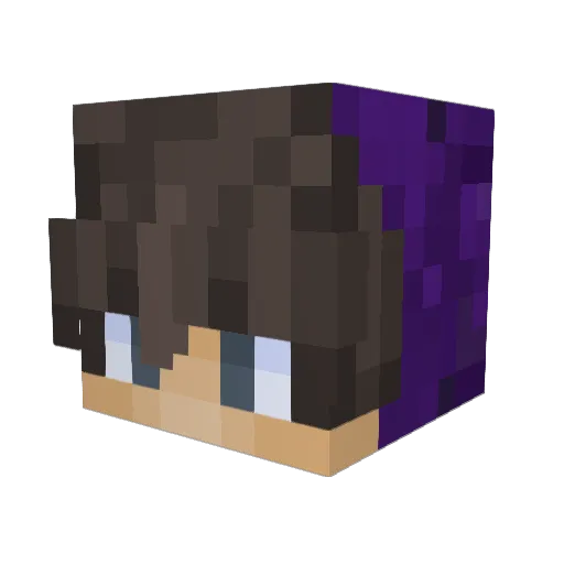 SebasMesias Minecraft avatar head, 3D render