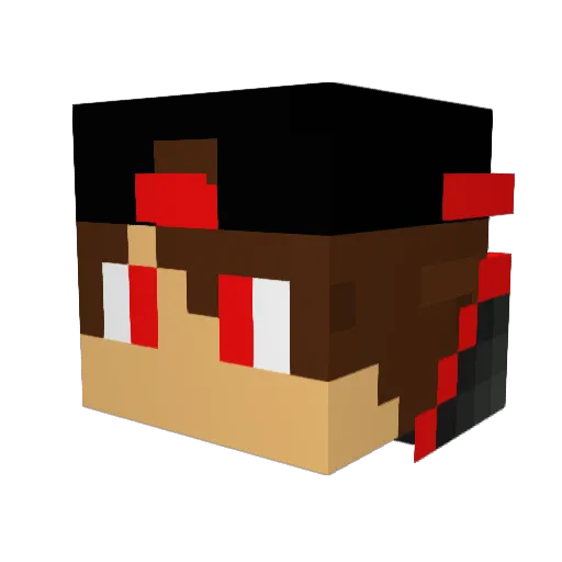 SebasProGamer6 Minecraft avatar head, 3D render