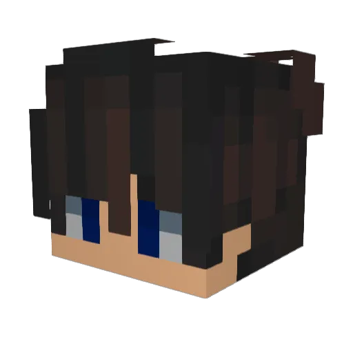 Sebas_Tilin Minecraft avatar head, 3D render