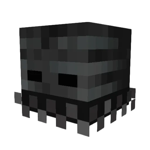 Sebaslmao Minecraft avatar head, 3D render