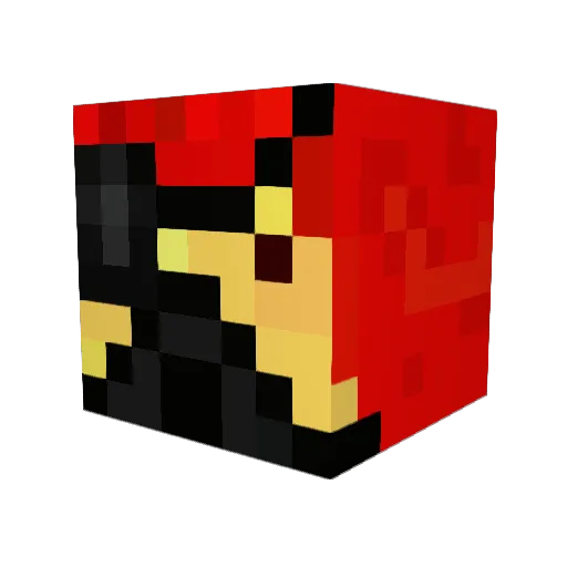 Sebastapol Minecraft avatar head, 3D render