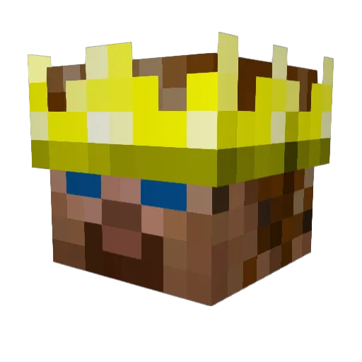 Sebastian1106 Minecraft avatar head, 3D render