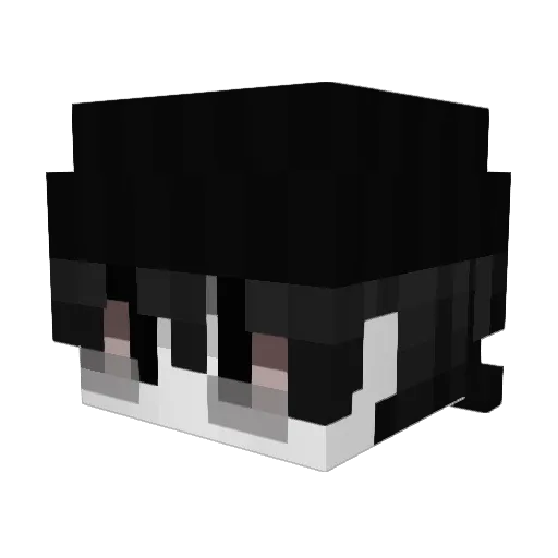 Sebastian1612_ Minecraft avatar head, 3D render
