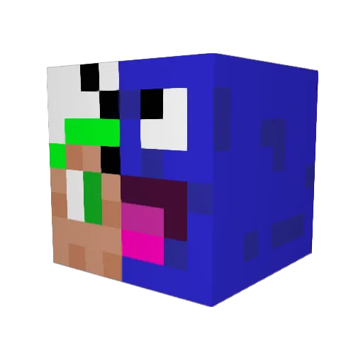 Sebastian54696 Minecraft avatar head, 3D render