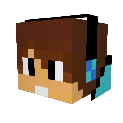 SebastianAaron Minecraft avatar head, 3D render