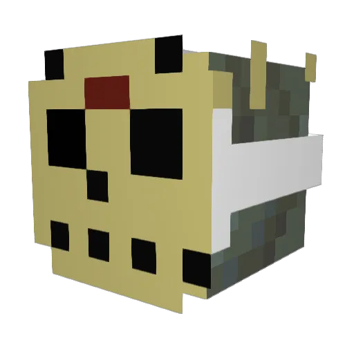 SebastianB2006 Minecraft avatar head, 3D render