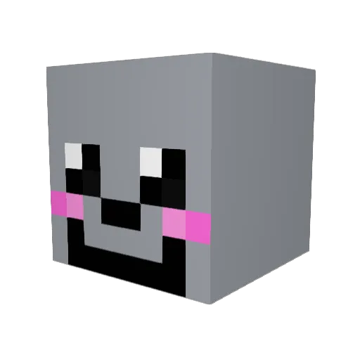 SebastianLF Minecraft avatar head, 3D render