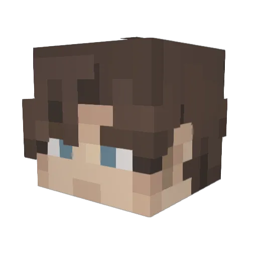 SebastianOwO Minecraft avatar head, 3D render