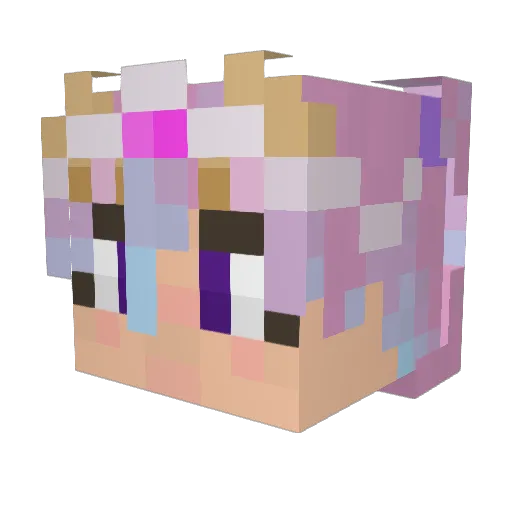 Sebastian_Stars Minecraft avatar head, 3D render