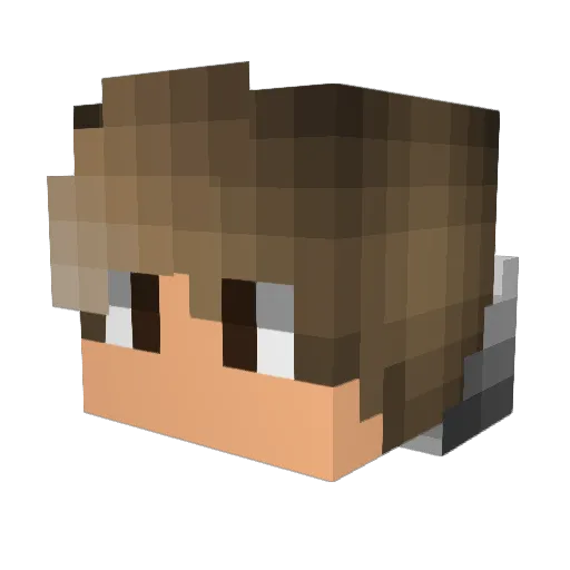 Sebastiancz18 Minecraft avatar head, 3D render