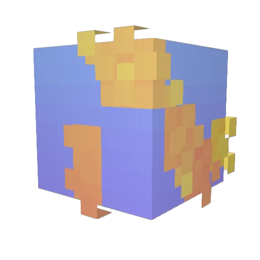 Sebastien25 Minecraft avatar head, 3D render