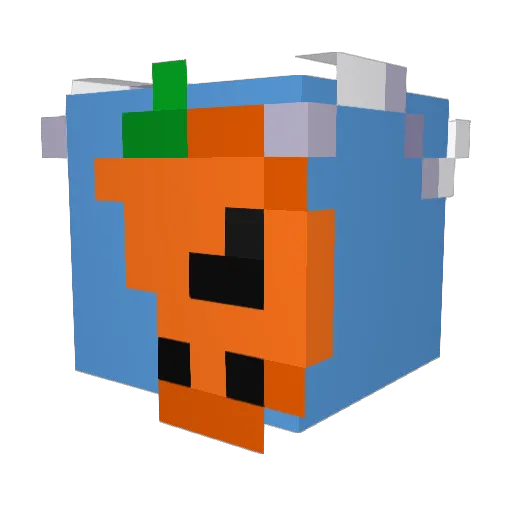 Minecraft-Avatar von Sebasvdm: Kopf als 3D-Render