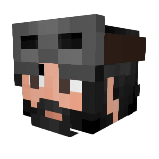 Sebbe275 Minecraft avatar head, 3D render