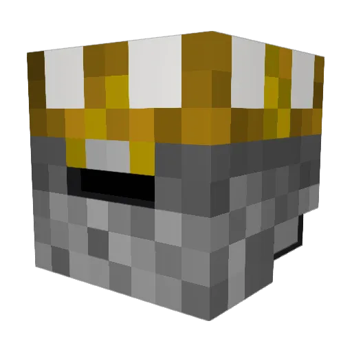 Sebby22 Minecraft avatar head, 3D render