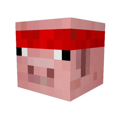SebbyG16 Minecraft avatar head, 3D render