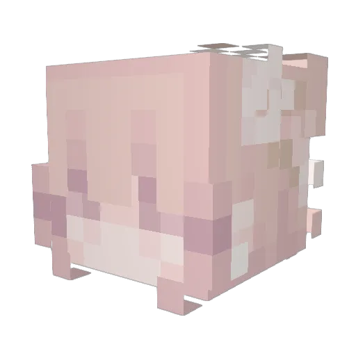 Sebbylevi Minecraft avatar head, 3D render