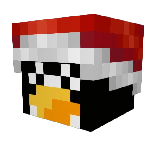 Sebcia_Pepcia Minecraft avatar head, 3D render