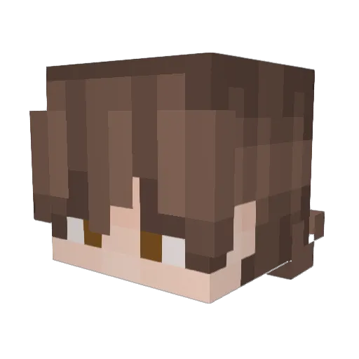 SebiSGR Minecraft avatar head, 3D render