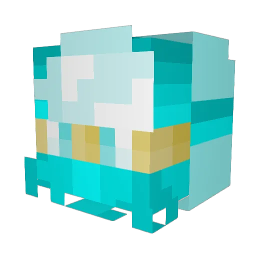 Sebi_Deta_8 Minecraft avatar head, 3D render