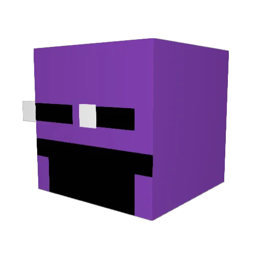 SebiaBati Minecraft avatar head, 3D render