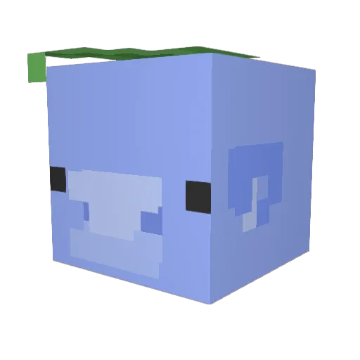 Sebik1208 Minecraft avatar head, 3D render
