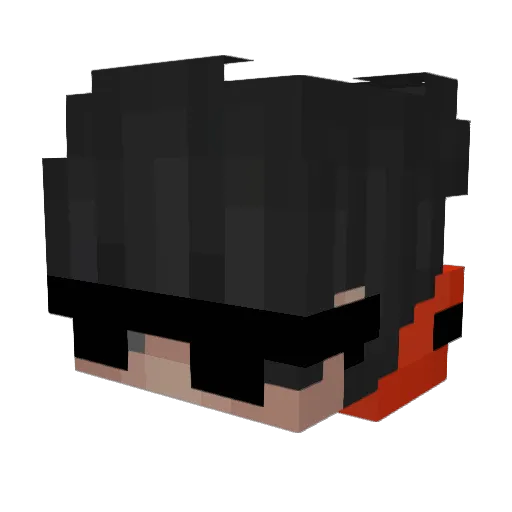Sebix238 Minecraft avatar head, 3D render