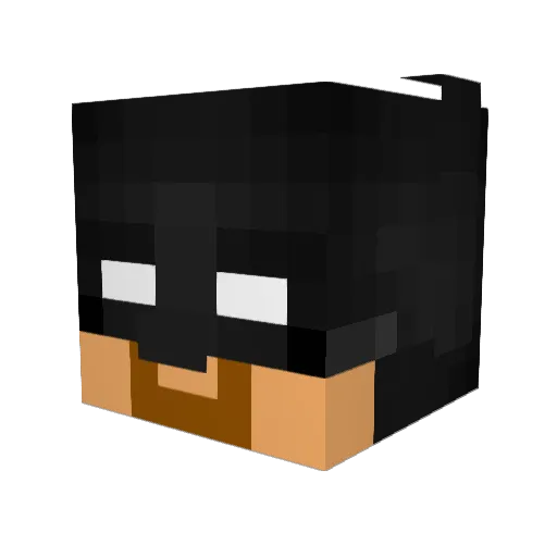 Sebixon_ Minecraft avatar head, 3D render