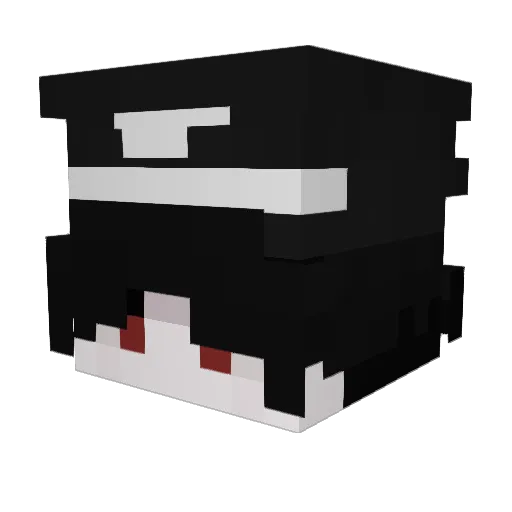 Seboaica_batrana Minecraft avatar head, 3D render