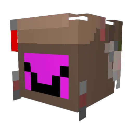 SebolekFaworek Minecraft avatar head, 3D render