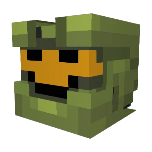 Sebrok Minecraft avatar head, 3D render