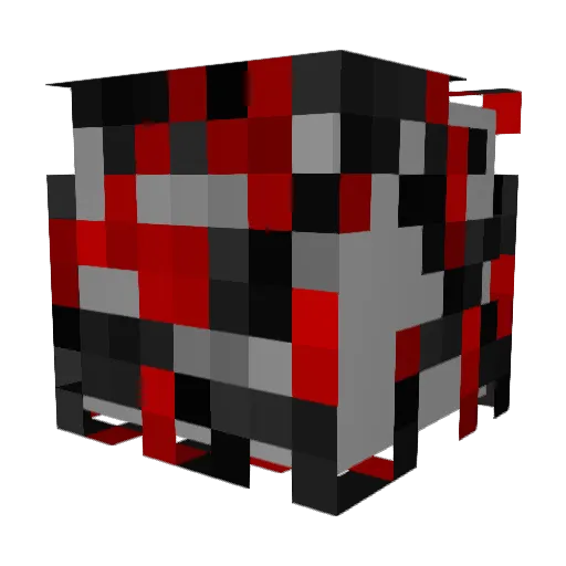 Sebsleft Minecraft avatar head, 3D render