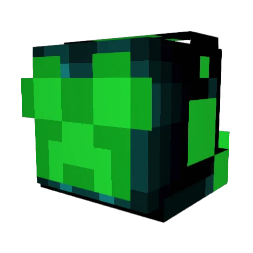 Sebster_gaming Minecraft avatar head, 3D render