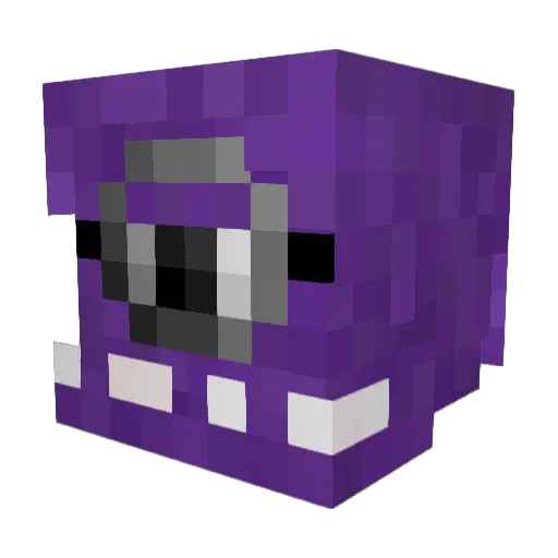 Sebwa Minecraft avatar head, 3D render