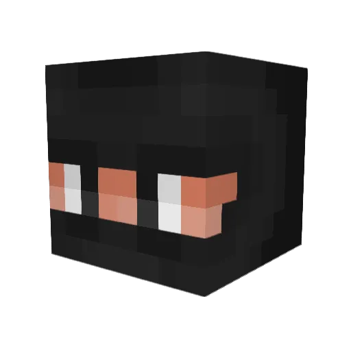 Sebxxz Minecraft avatar head, 3D render