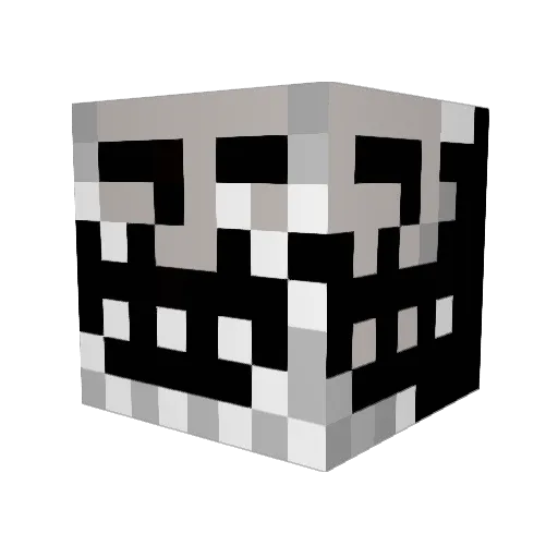 Sech1411 Minecraft avatar head, 3D render