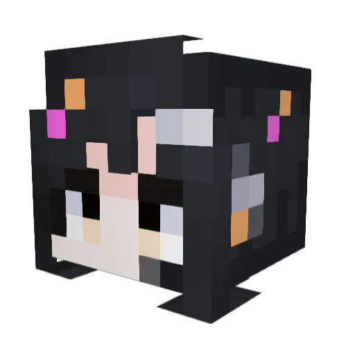 Second98 Minecraft avatar head, 3D render
