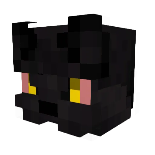 Secondarys Minecraft avatar head, 3D render