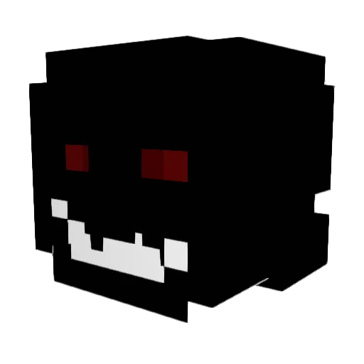 SecretBuffalo15 Minecraft avatar head, 3D render