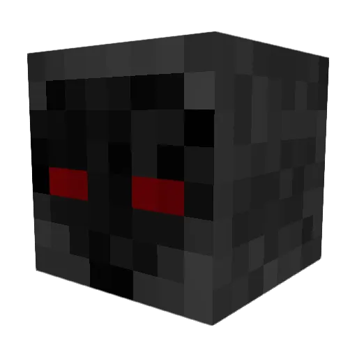 SecretLaboratory Minecraft avatar head, 3D render