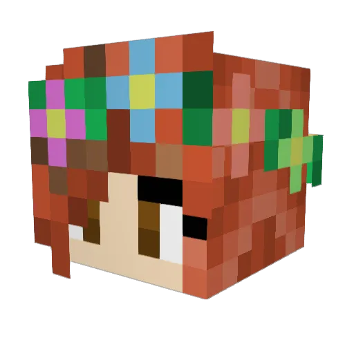 SecretScorpio03 Minecraft avatar head, 3D render