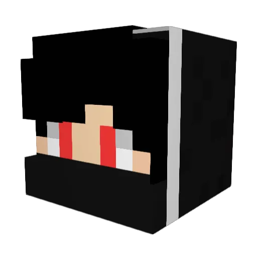 Secretfire_7 Minecraft avatar head, 3D render