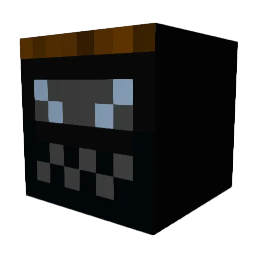 Secretive9311 Minecraft avatar head, 3D render