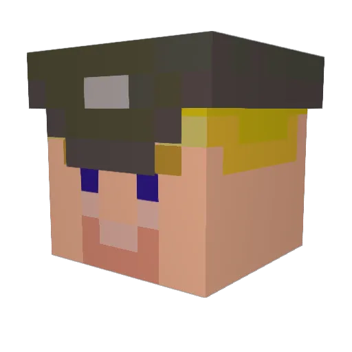 Section96 Minecraft avatar head, 3D render
